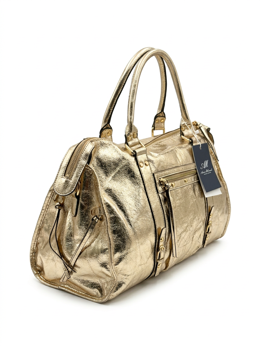✨ Sac Cabas Doré Grand Format  – Élégance & Capacité ✨