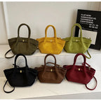 Sac Cabas Femme Effet Daim Vintage - Grande Capacité avec Bandoulière Réglable