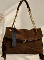 ✨ Sac à main femme style bohème chic marron ✨